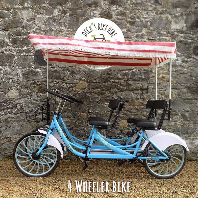 4 Wheeler Bicycle Rental - Dick's Bike Hire, Portumna, Galway